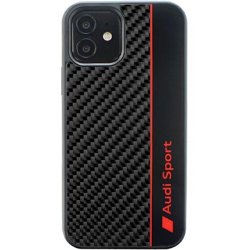 Etui AUDI Carbon Fiber Stripe iPhone 11/Xr Czarny