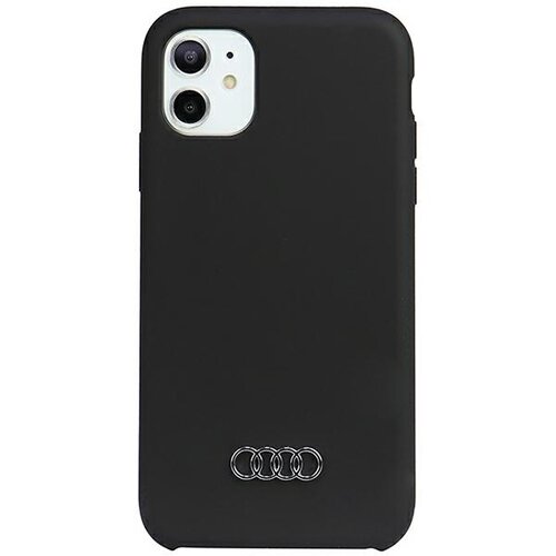 Etui AUDI Silicone do Apple Case iPhone 12/12 Pro Czarny