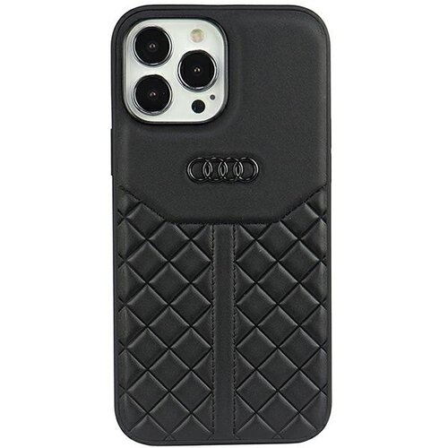 Etui AUDI Genuine Leather do Apple iPhone 13/13 Pro Czarny