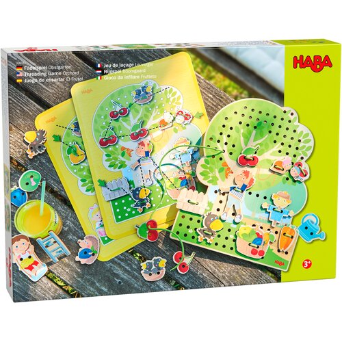 Zabawka edukacyjna HABA Nawlekanka w ogrodzie 306082