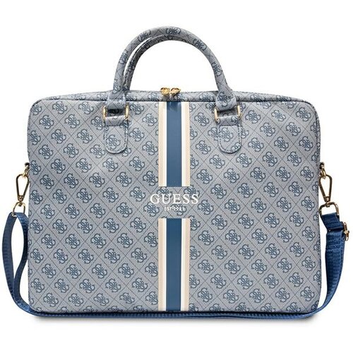 Torba na laptopa GUESS 4G Printed Logo 16 cali Niebieski