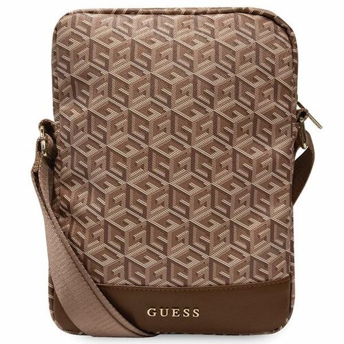 Torba na tablet GUESS GCube Stripe 10 Brązowy