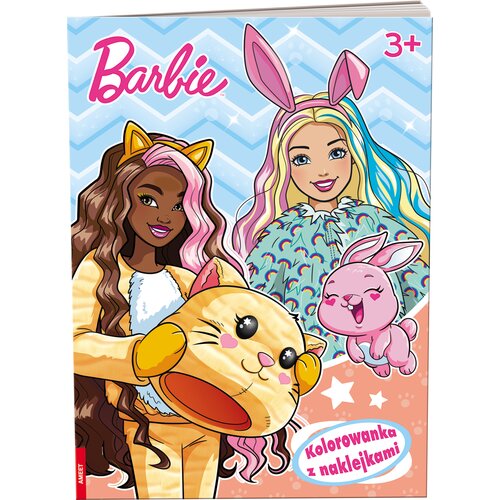 Kolorowanka Barbie z naklejkami NA-1111