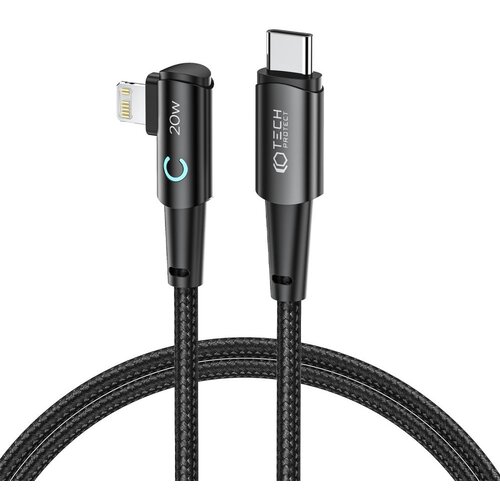 Kabel USB-C - Lightning TECH-PROTECT UltraBoost L 20W 1 m Szary