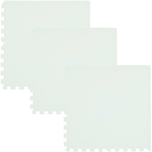Mata piankowa HUMBI Puzzle 62 x 62 x 1 cm (9 elementów) Biały