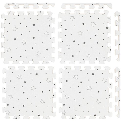 Mata piankowa HUMBI Puzzle 30 x 30 x 1 cm (36 elementów) Biały