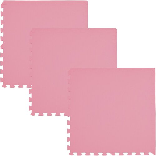 Mata piankowa HUMBI Puzzle 62 x 62 x 1 cm (9 elementów) Różowy