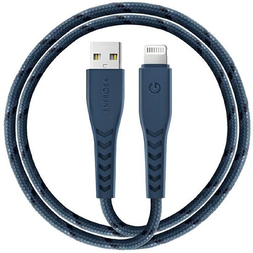 Kabel USB - Lightning ENERGEA Nyloflex MFI 1.5 m Niebieski