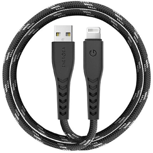 Kabel USB - Lightning ENERGEA Nyloflex MFI 1.5 m Czarny