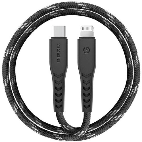 Kabel USB-C - Lightning ENERGEA Nyloflex MFI 1.5 m Czarny