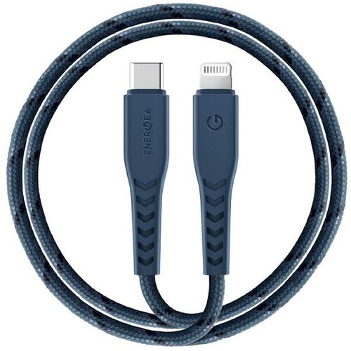 Kabel USB-C - Lightning ENERGEA Nyloflex MFI 1.5 m Niebieski