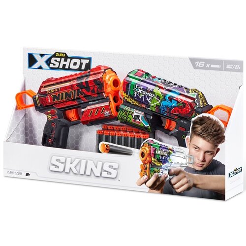 Zestaw wyrzutni ZURU X-Shot Skins Flux 36534