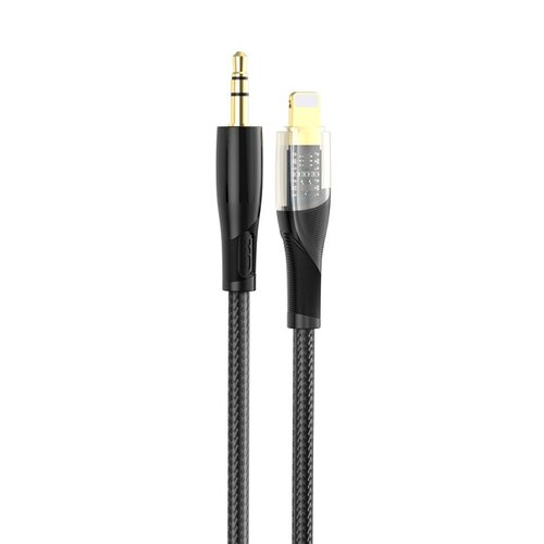 Kabel Lightning - Jack 3.5 mm XO Clear NB-R241A 1 m Czarny