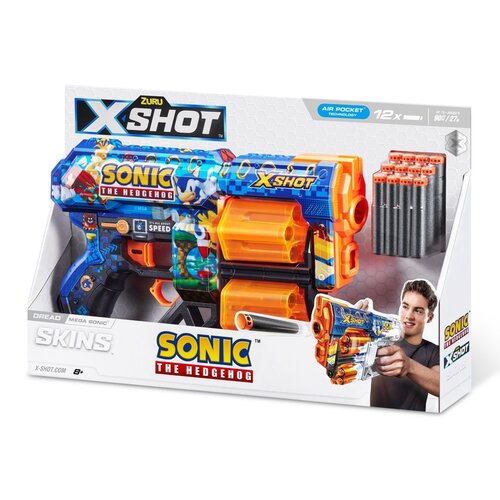 Wyrzutnia ZURU X-Shot Skins Dread Sonic the Hedgehog 36583 (1 wyrzutnia)