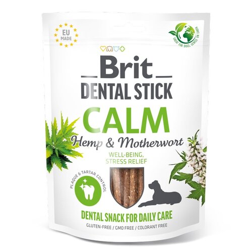 Przysmak dla psa BRIT Dental Stick Calm Hemp & Materwort 251 g