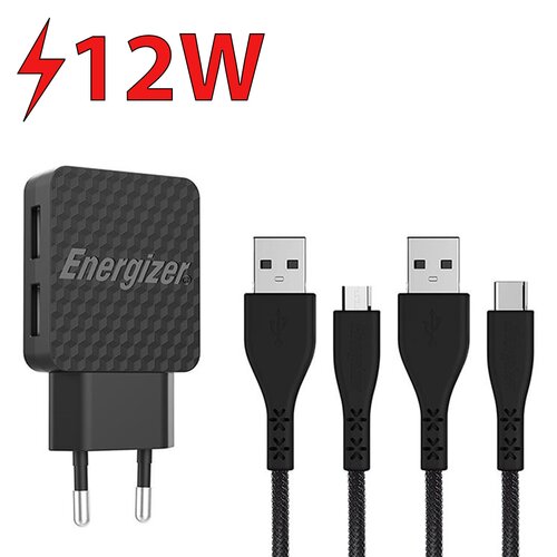 Ładowarka sieciowa ENERGIZER HardCase 12W Czarny