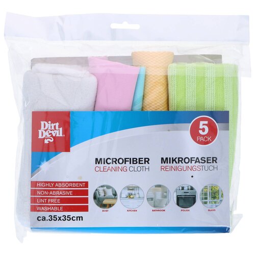 Ściereczki DIRT DEVIL DDMFCLO5 35 x 35 (5 sztuk)