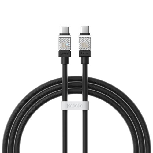 Kabel USB Typ-C - USB Typ-C BASEUS CoolPlay 100W 1 m Czarny