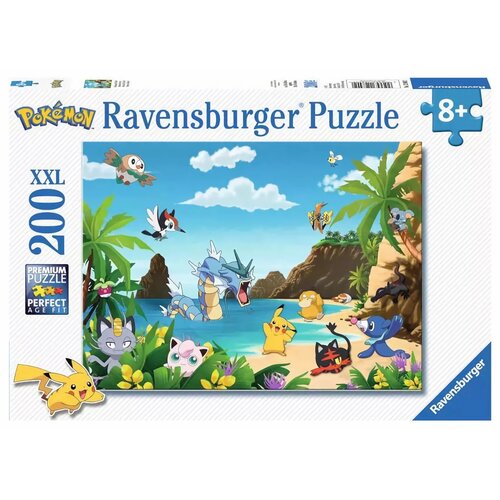 Puzzle RAVENSBURGER Pokemon XXL 12840 (200 elementów)