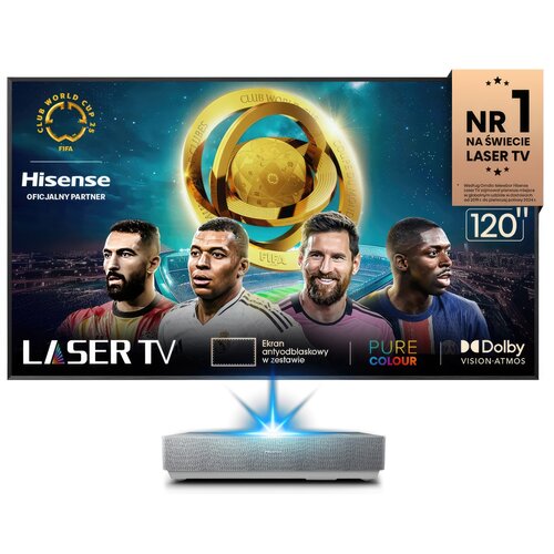 Laser TV HISENSE 120L5HA 120" 4K Dolby Atmos Dolby Vision HDMI 2.1