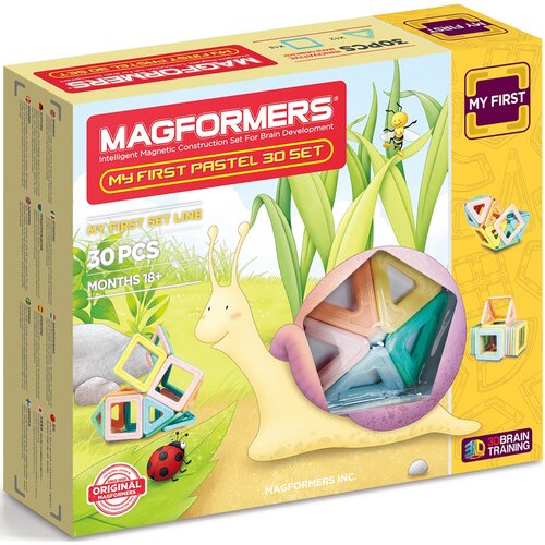 Klocki magnetyczne MAGFORMERS My First Pastel Set 005-702013