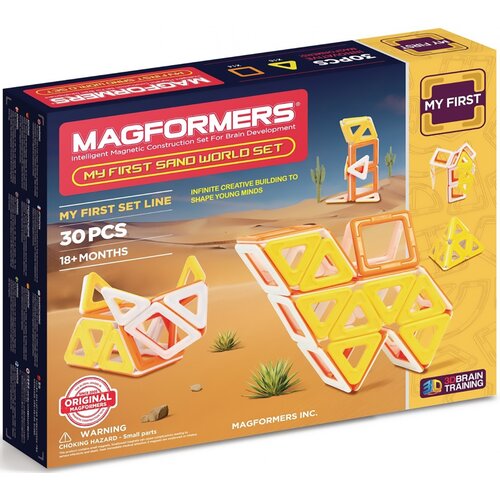 Klocki magnetyczne MAGFORMERS My First Sand 005-702010