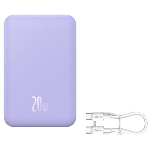 Powerbank BASEUS Magnetic Mini 20000mAh 20W Fioletowy