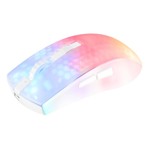 Mysz DELTACO GAM-145-W RGB Biały