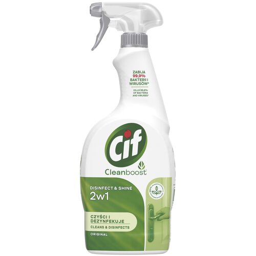 Płyn do czyszczenia powierzchni twardych CIF Disinfect & Shine 750 ml