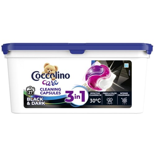 Kapsułki do prania COCCOLINO Care 3 in 1 Black & Dark - 27 szt.