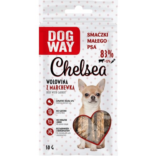Przysmak dla psa DOGWAY Chelsea Wołowina z marchewką 50 g