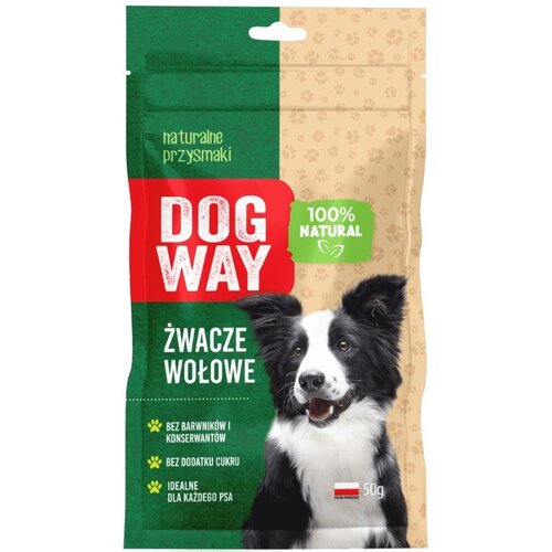 Przysmak dla psa DOGWAY Żwacze Wołowe 50 g