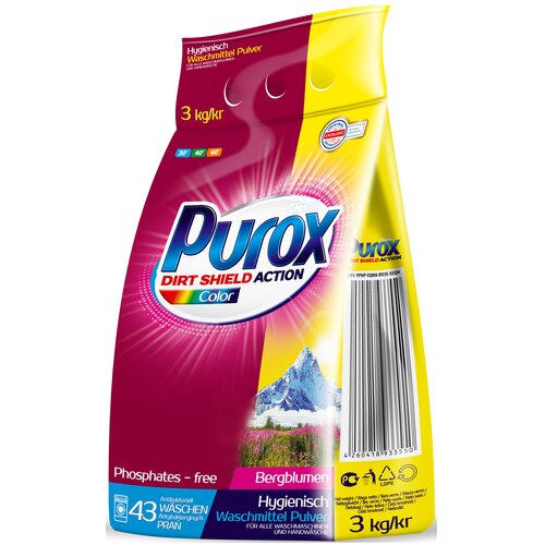 Proszek do prania PUROX Color 3 kg