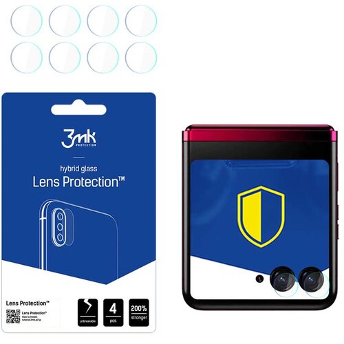 Szkło hartowane na obiektyw 3MK Lens Protection do Motorola Razr 40 Ultra (Front)