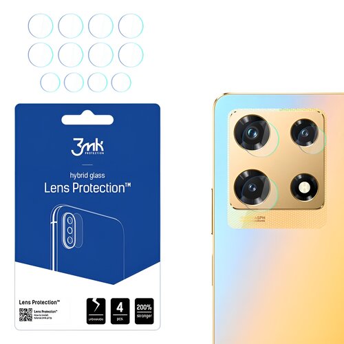 Szkło hybrydowe na obiektyw 3MK Lens Protection do INFINIX Note 30 Pro