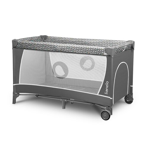 Łóżeczko turystyczne LIONELO Stefi Concrete Multicolor Szary