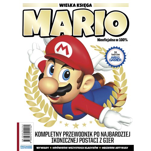 Książka dla młodzieży Super Mario Bros Wielka księga Mario Kompletny przewodnik po ikonicznej postaci z gier