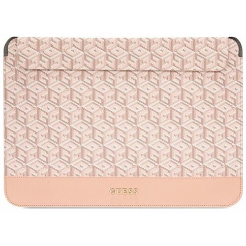 Etui na notebooka GUESS GCube Stripes Computer Sleeve 14 cali Różowy