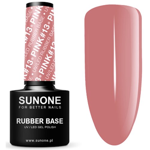 Baza hybrydowa SUNONE Rubber Base Pink 13 5 ml