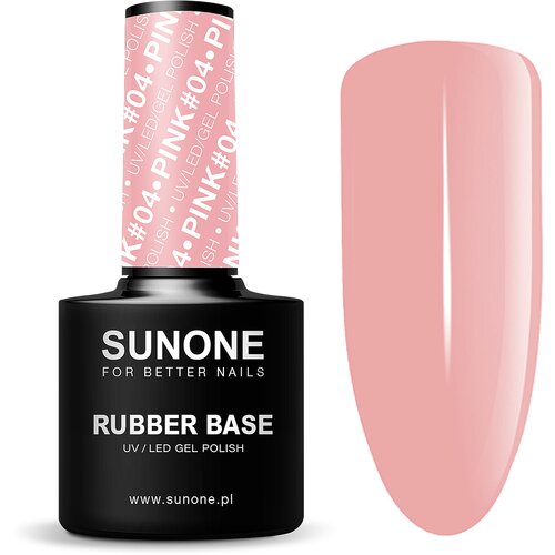 Baza hybrydowa SUNONE Rubber Base Pink 04 12 ml