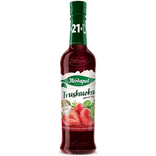 Syrop do herbaty HERBAPOL Owocowa Spiżarnia Truskawka 420 ml