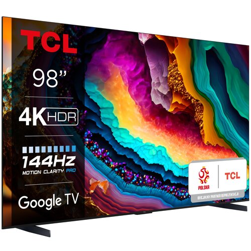 Telewizor TCL 98P745 98" LED 4K 144Hz Google TV Dolby Vision Dolby Atmos HDMI 2.1