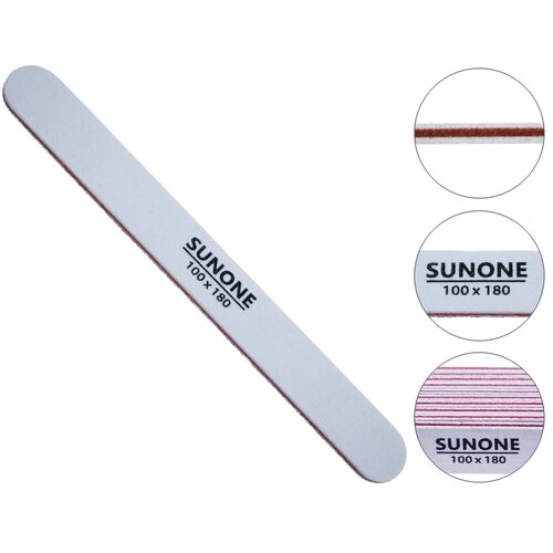 Pilnik SUNONE Prosty 100/180 Biały (1 szt.)