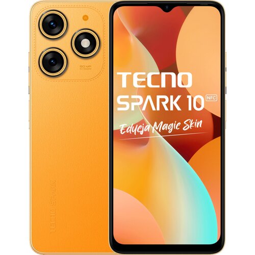 Smartfon TECNO Spark 10 4/128GB 6.6" 90Hz Pomarańczowy TECNO KI5Q