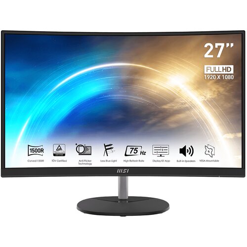 Monitor MSI PRO MP271CA 27" 1920x1080px 1 ms Curved