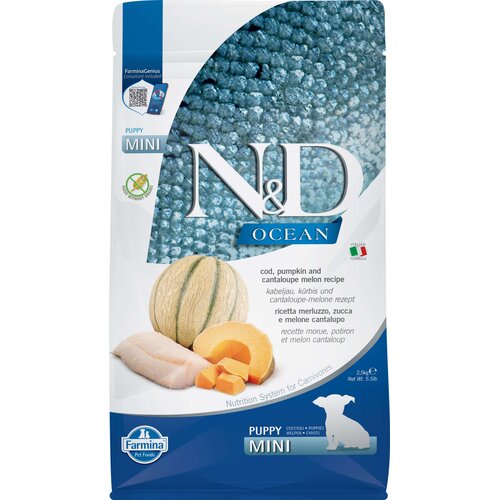 Karma dla psa FARMINA N&D Ocean Cod Dorsz z dynią i melonem kantalupa 2.5 kg
