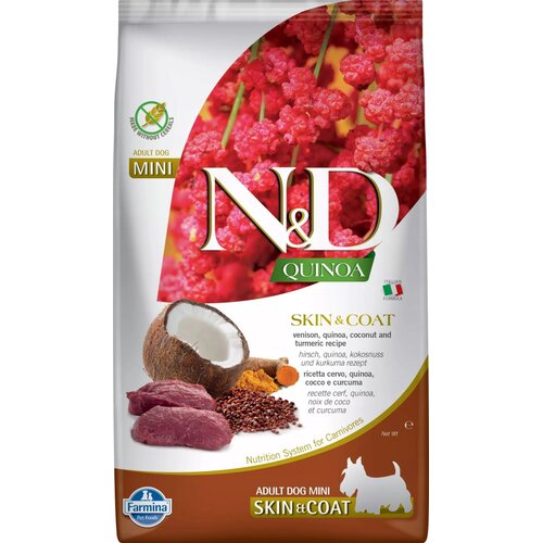 Karma dla psa FARMINA N&D Quinoa Skin & Coat Jeleń z kokosem 800 g