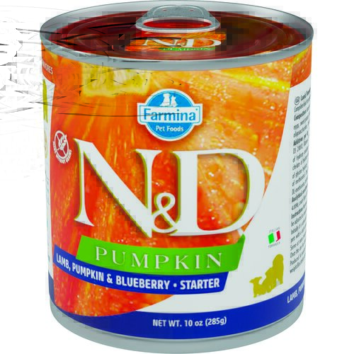 Karma dla psa FARMINA N&D Pumpkin Jagnięcina z dynią i borówką Starter 285 g