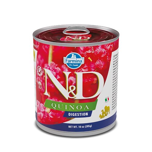 Karma dla psa FARMINA N&D Quinoa Digestion Jagnięcina z komosą ryżową 285g