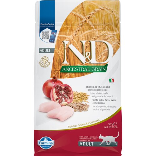Karma dla kota FARMINA N&D Ancestral Grain Kurczak z granatem 300 g